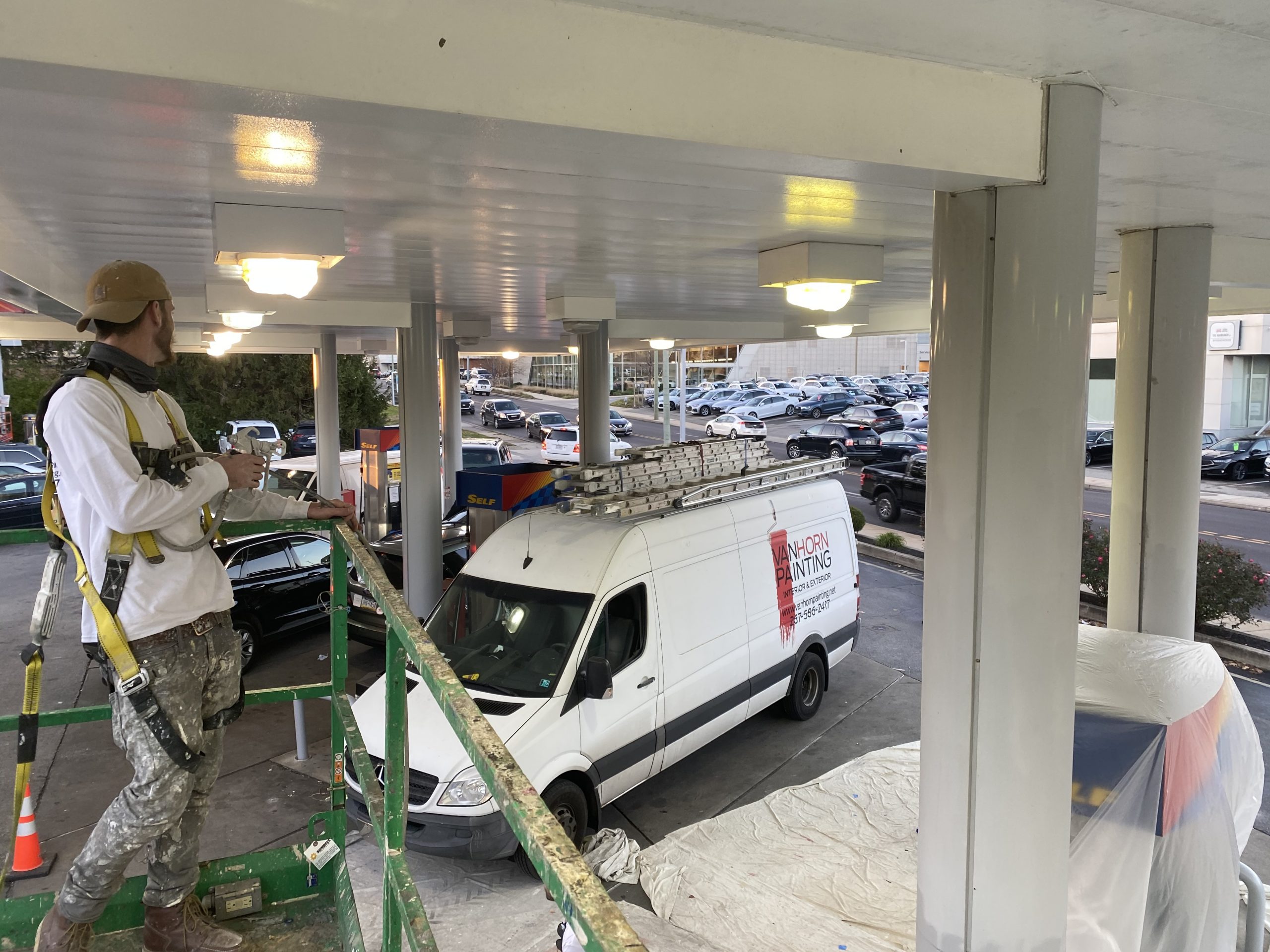 painting crew gas station MD