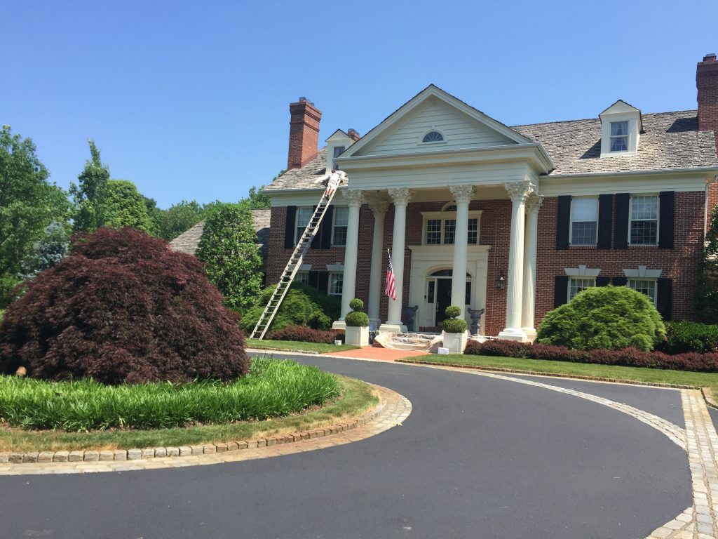 west chester painting company contractor exterior home painting upscale main line home